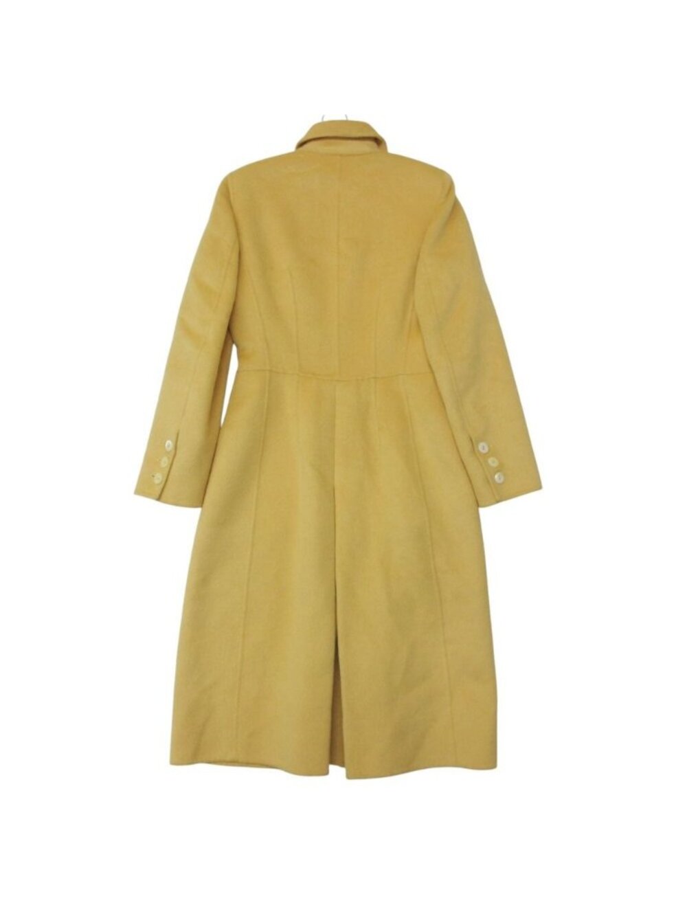 Prada Coat Angora Cashmere Shaggy Jacket Yellow - Picture 2 of 8